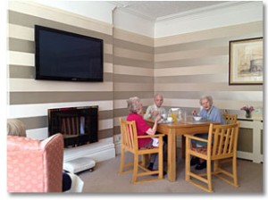 Interior of The Lodges Care Home Cardiff